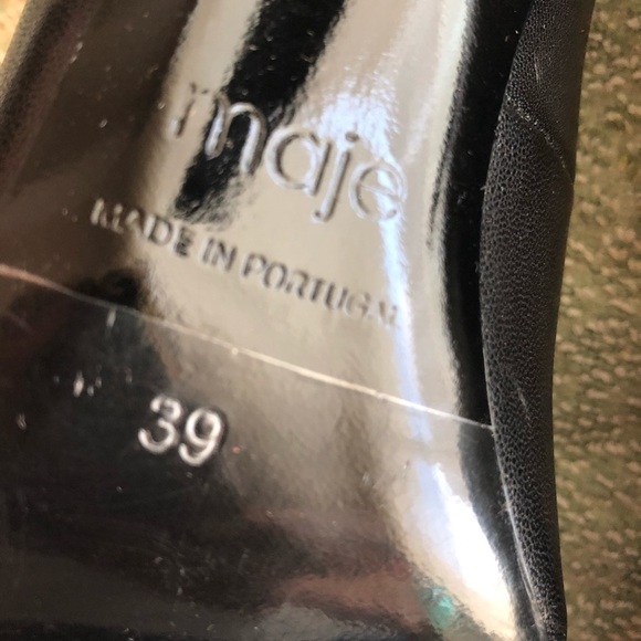 Maje Fabulous Heel Black Leather - Picture 16 of 16